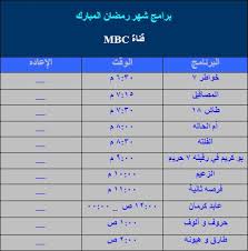 اوقات مسلسلات رمضان