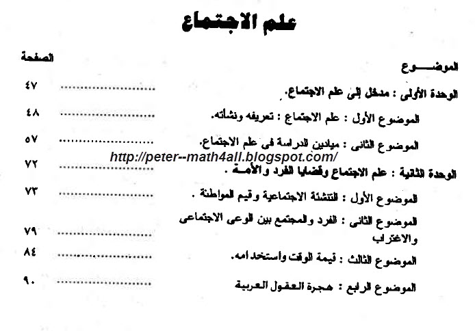 اسئله عامة في علم النفس والاجتماع ثانيه ثانوي 2024 