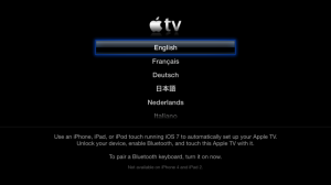 اعداد apple tv