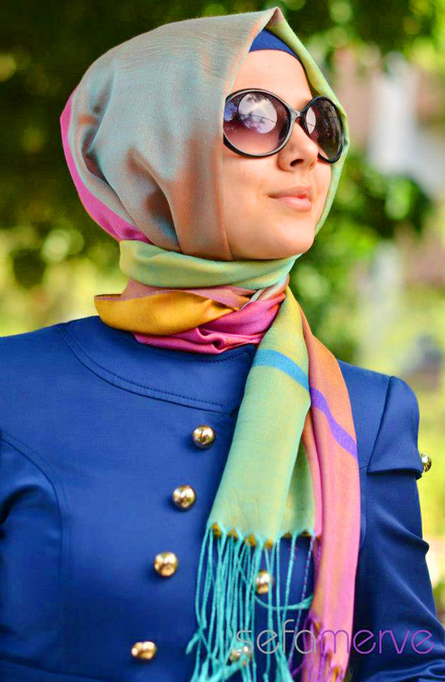 20160806 4 موديلات تركية للحجاب افضل حجابات تركيه شيرين حسن