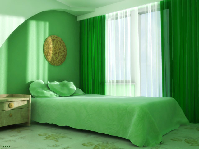 غرف ديكورات خضراء باللون الاخضر اطفال 2023 20160908 132