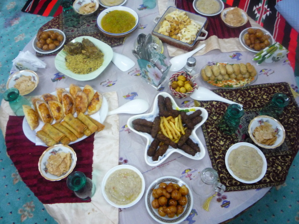 وجبة فطور رمضان